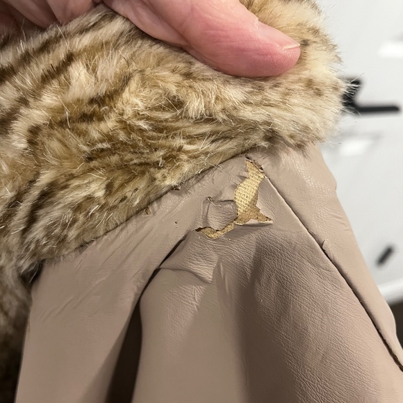 Hand Made Reversible Faux Fur Vest - Size XL with Flaws - Picture 9 of 10